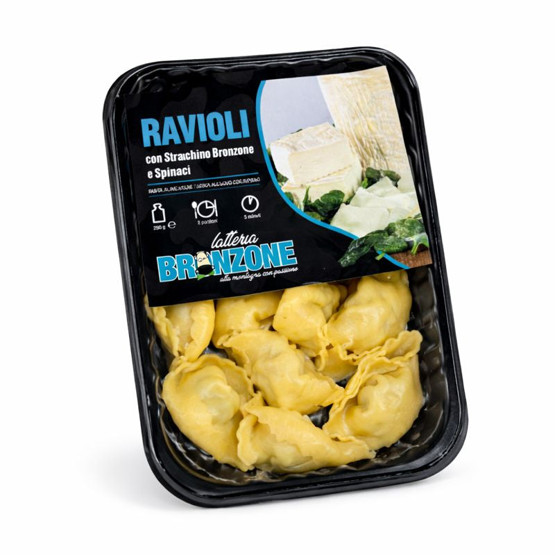 Ravioli con Stracchino e Spinaci